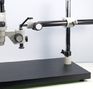 BSR Stereomicroscope + Bench top long arm stand