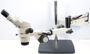 BSR Stereomicroscope + Hydraulic long arm