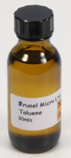 Toluene: thinning 30 mls